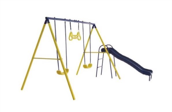 4 Station Swing Set