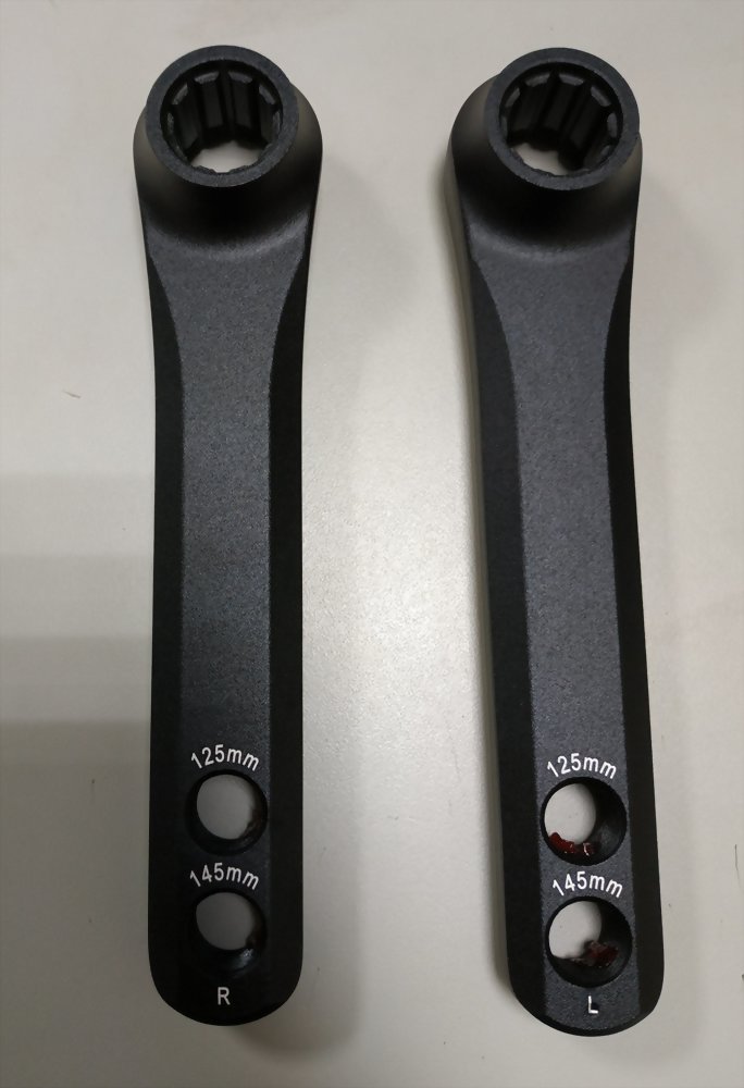 Alloy unicycle cranks