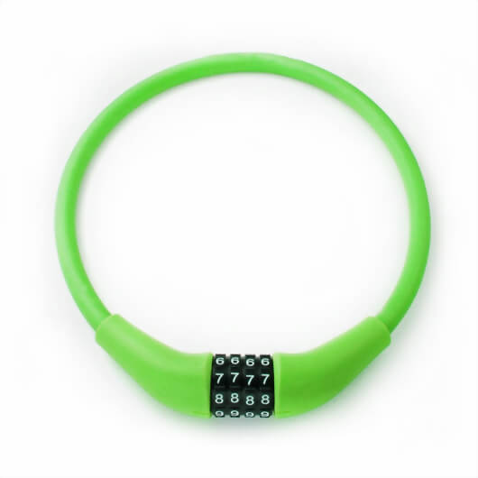 Soft Material Coating Bike Combination Lock