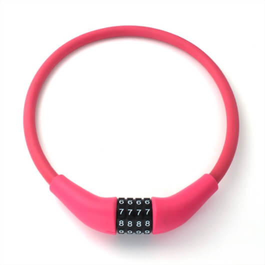 Soft Material Coating Bike Combination Lock