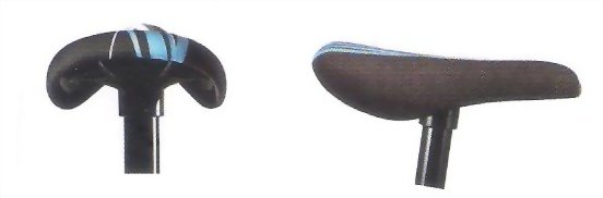 Pivotal/Tripod/BMX Bike Saddle
