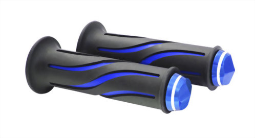 CURVE GRIPS DUAL COLOR WITH BAR-END CAP