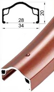 Single Wall Bicycle Rim