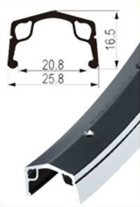 Single Wall Bicycle Rim