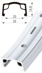 Single Wall Bicycle Rim