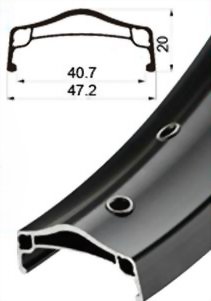 Trial/Unicycle/Downhill Bike Rim