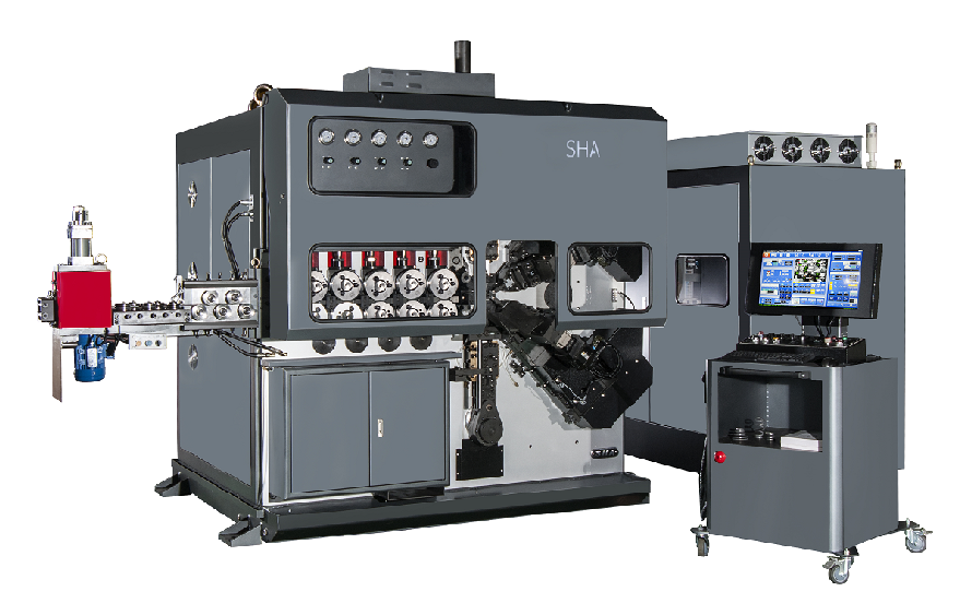 SHA-W1090 High Speed & Precision Compression Coiling Machine