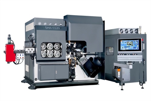 SHA-W6120 High Speed & Precision Compression Coiling Machine