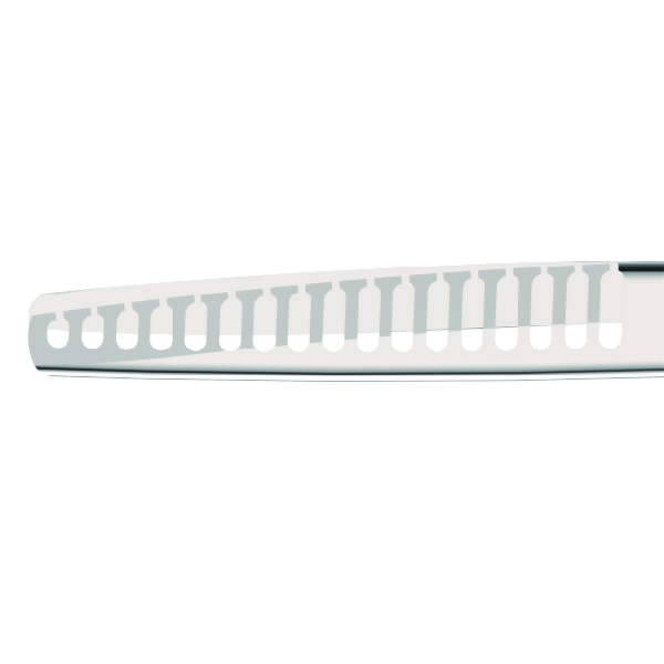7" Blender Shear, 17 teeth-WBS0700-Silver