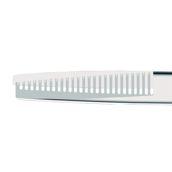 5" Thinner Shear-WTS0500-23 teeth, Silver