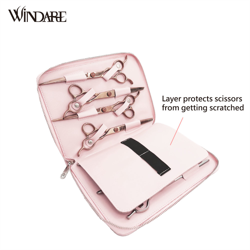 8pc Scissors Bag-Light Pink