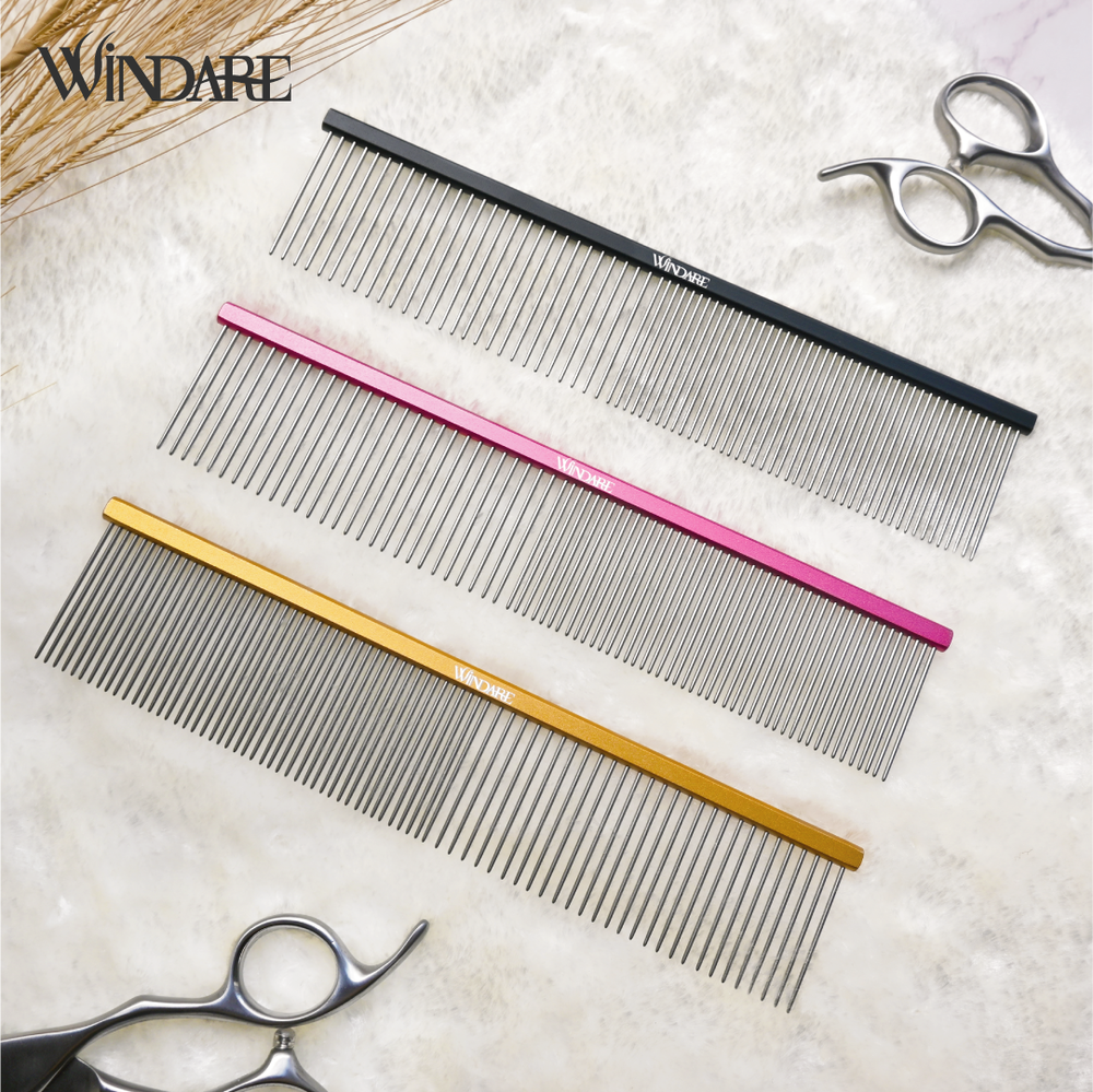 Competition Grade Pet Grooming Comb M
