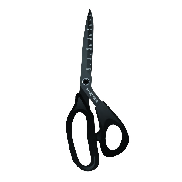 8" Bent Scissors-SPB80.S-Non-Stick Coating with Black Handle