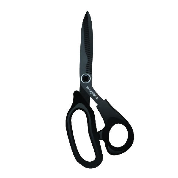 8.25" Bent Scissors-SPBW80.SF-Non-Stick Coating with Black Handle