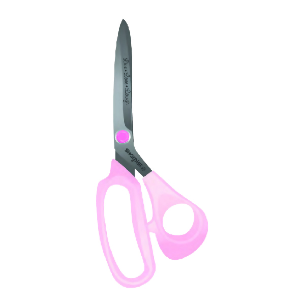 8" True Righty Scissors-SATR80.SFA-Satin Polish with Pink Handle