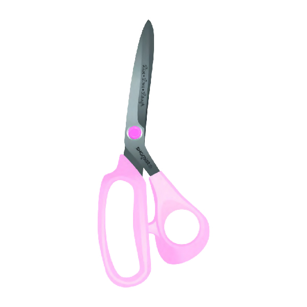 9" True Righty Scissors-SATR90.SFA-Satin Polish with Pink Handle
