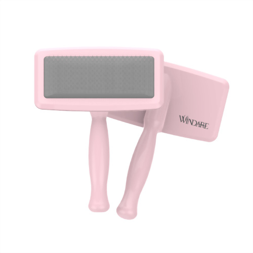 Pet Slicker Brush L-Light Pink