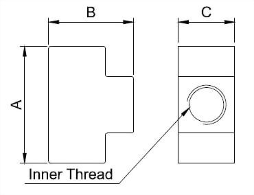 3-way-connector Dimensional-Drawing
