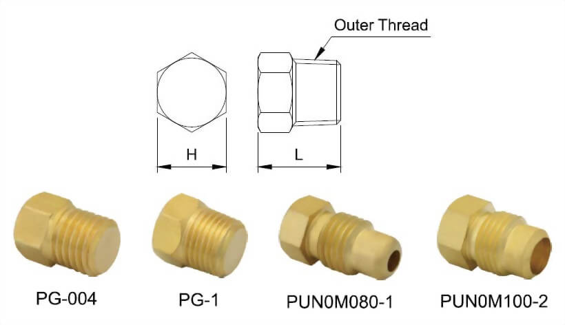 closure-plug Dimensional-Drawing