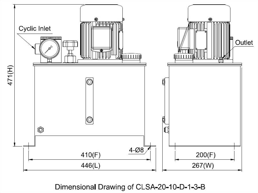 CLSA Dimensional Drawing