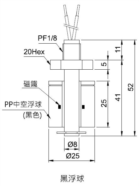 黑浮球外型图