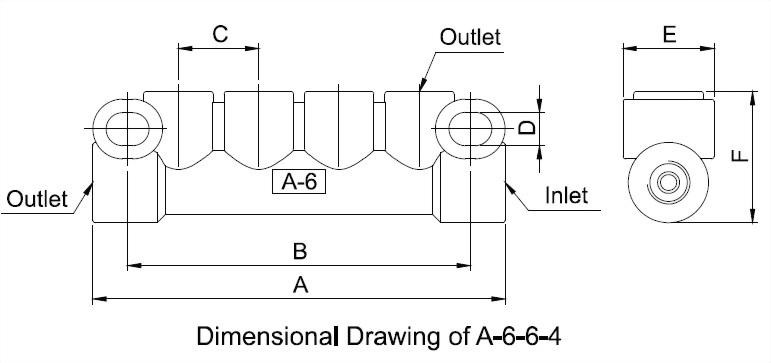 A Type Dimensional Drawing