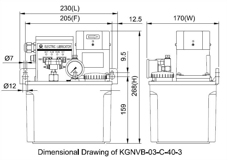 kgnvb Dimensional Drawing