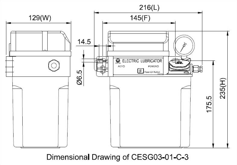 cese03 Dimensional Drawing