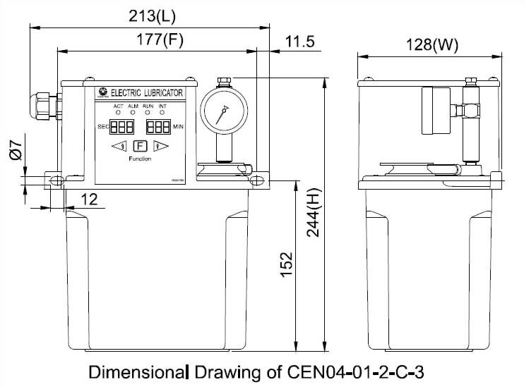 cen04 Dimensional Drawing