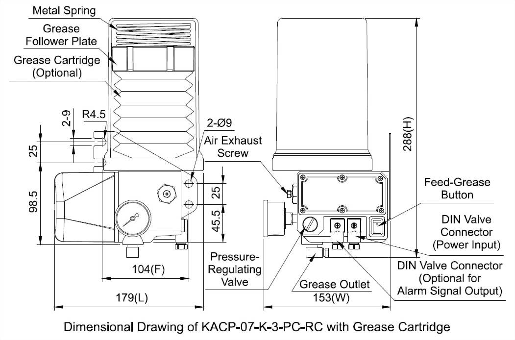kacp Dimensional Drawing