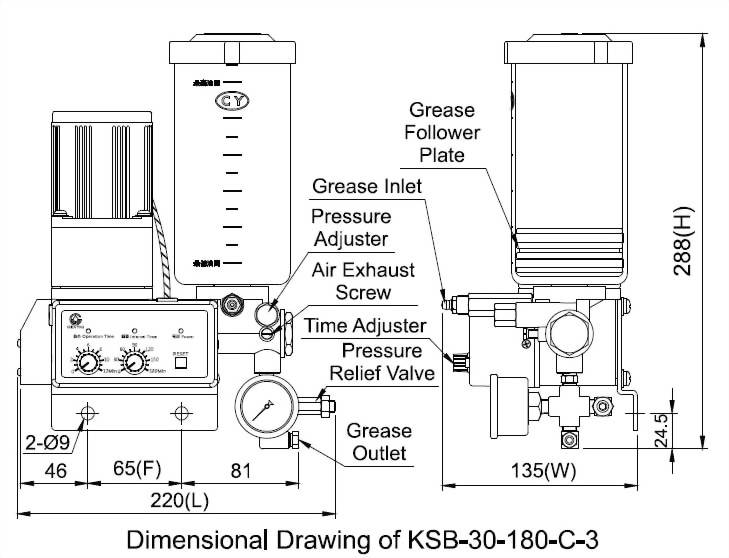 ksb Dimensional Drawing