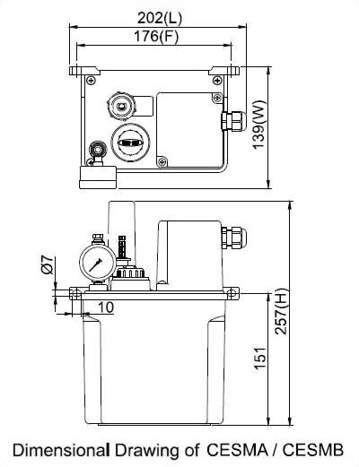 cesma.cesmb Dimensional Drawing
