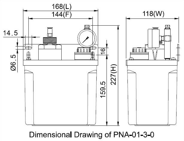 PNA Dimensional Drawing