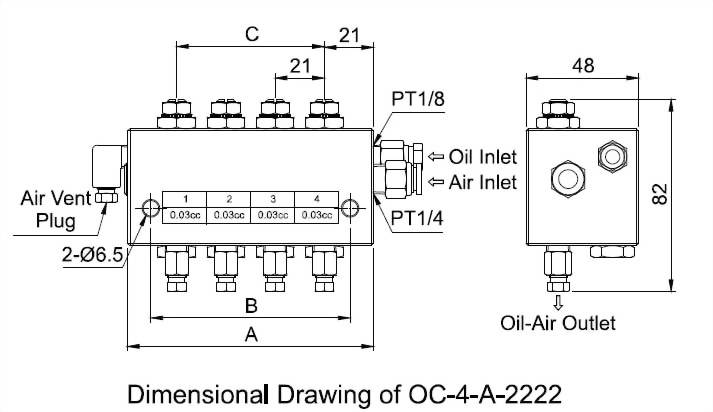 oc-4-A Dimensional Drawing