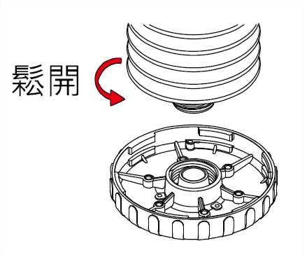 蛇腹型油包替換方式3