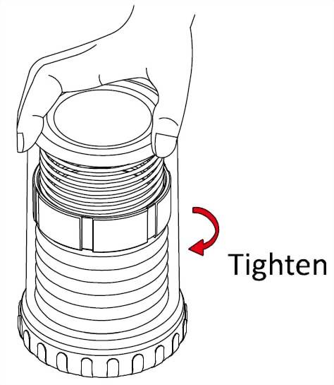 instruction of replacing 700cc grease cartridge 7