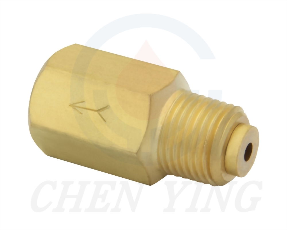 One-Way Flow Straight Adapter