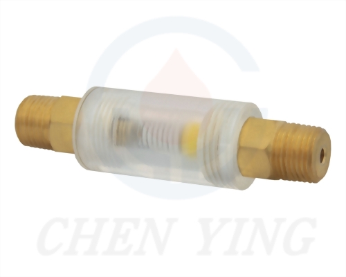 Transparent Straight Adapter