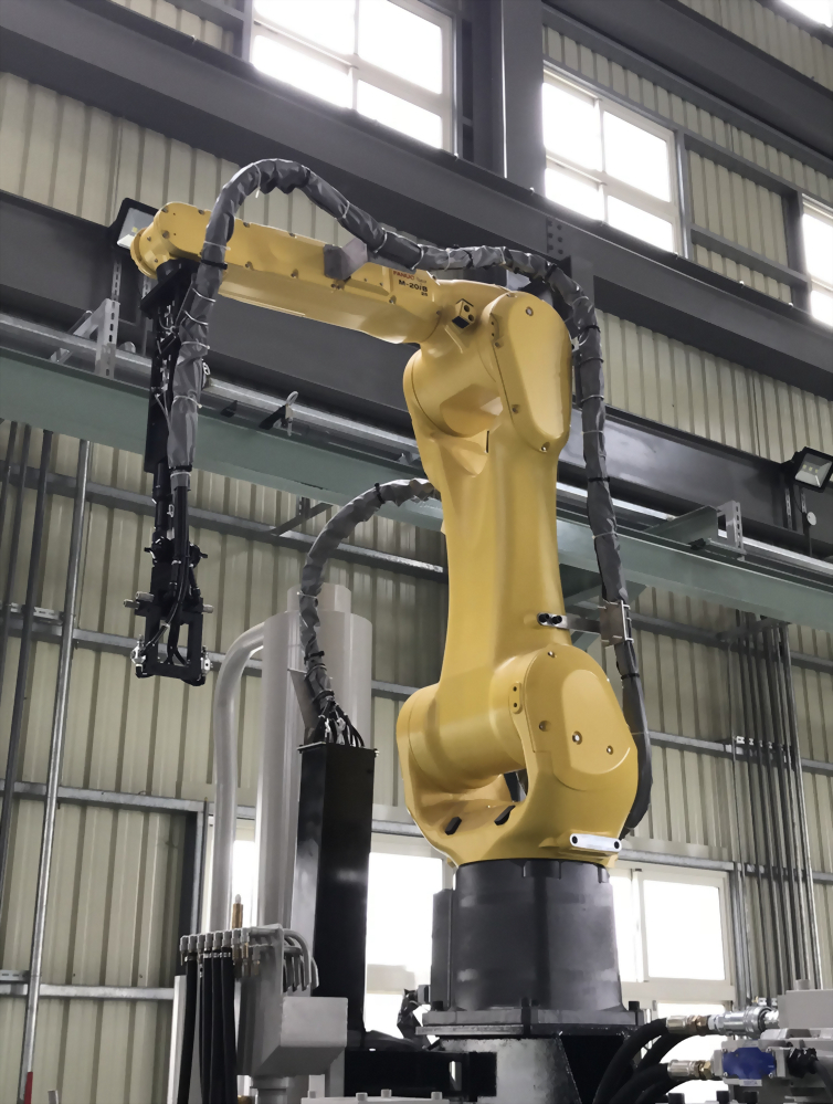 Electrostatic Oil-base Water-Free Releasing Agent Spray-Robot-system