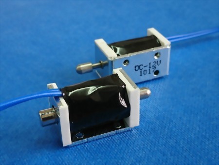 pullpush action frame solenoid, 3 mm stroke, 12VDC