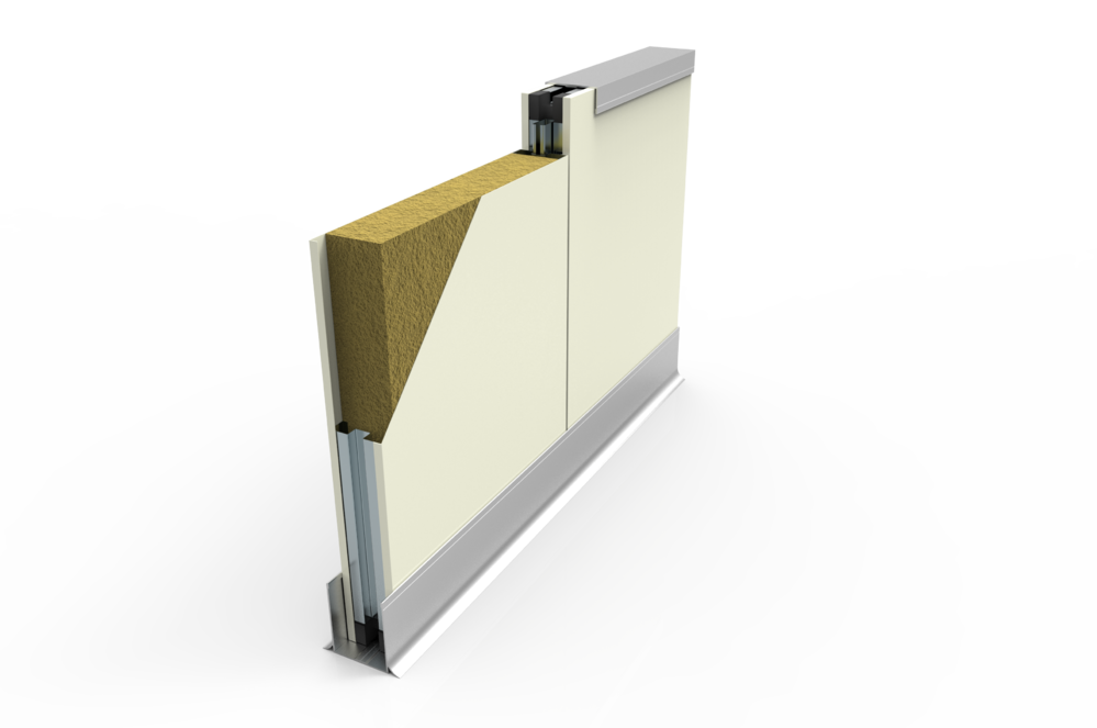 防火岩棉金屬隔間板(防火一小時)