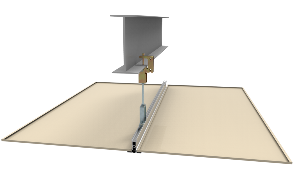工字鐵與萬向吊架結合