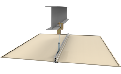 工字鐵與萬向吊架結合
