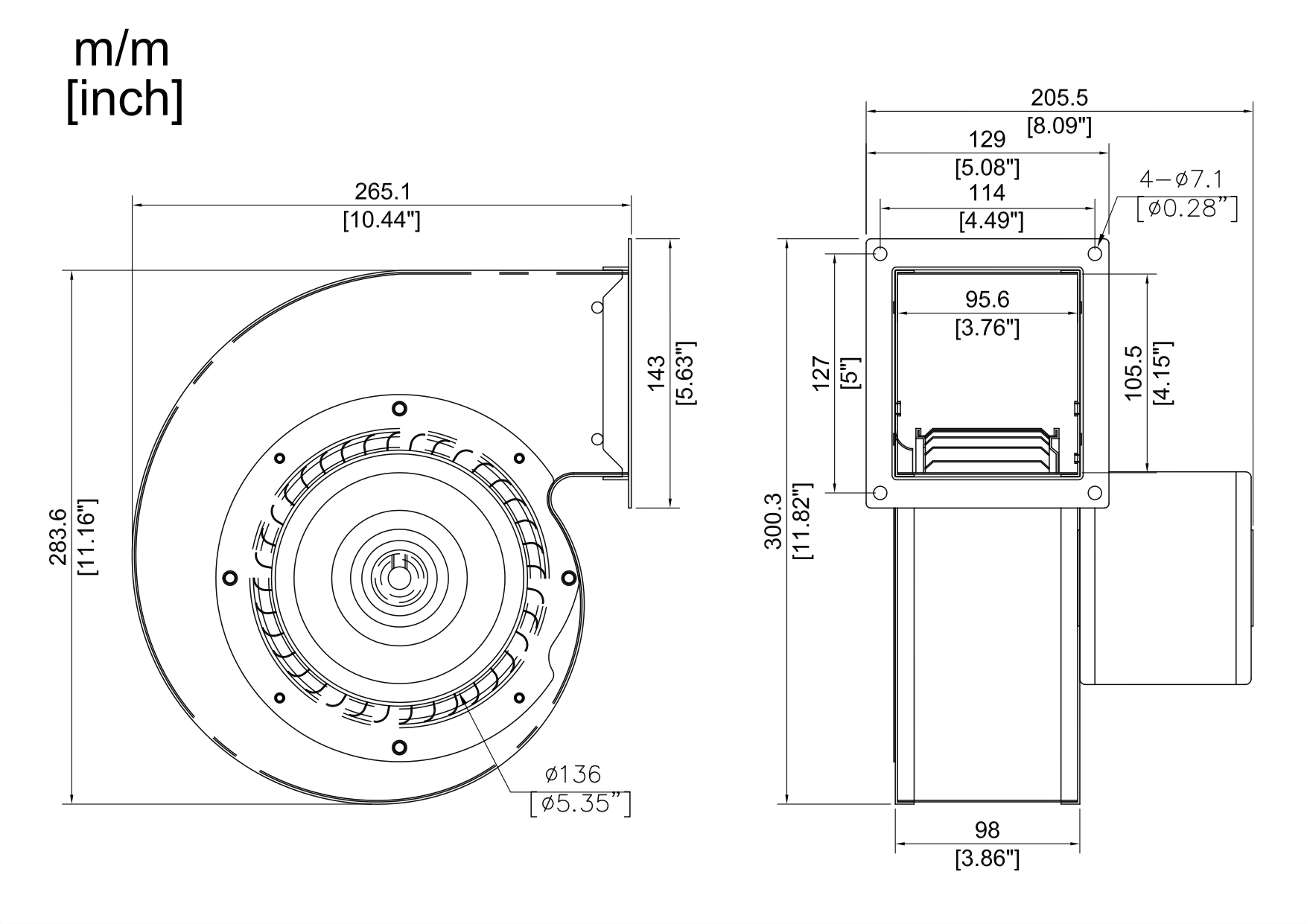 AD153A-4P1 drawing