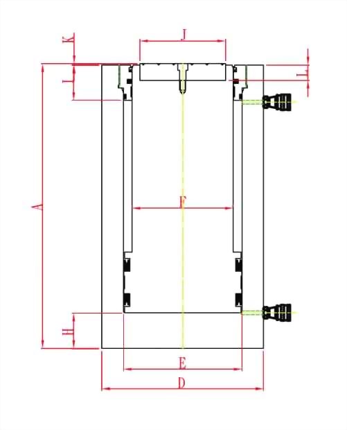 High tonnage double acting cylinders for heavy lifting up