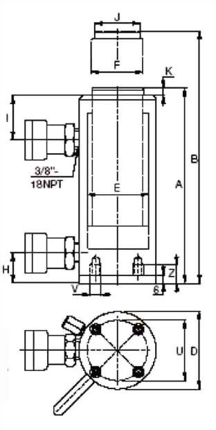Aluminum, Double-Acting Cylinders