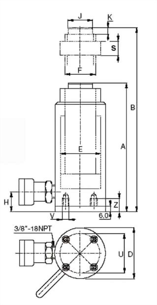 Aluminum Lock Nut Cylinders