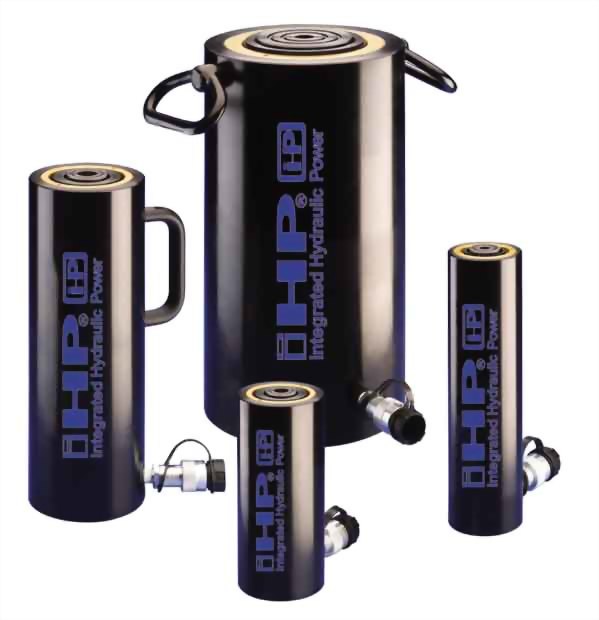 Single acting aluminum hydraulic cylinders