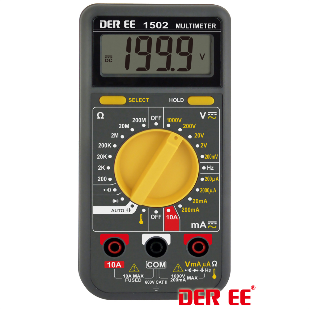DE-1501 デジタルマルチメータ
