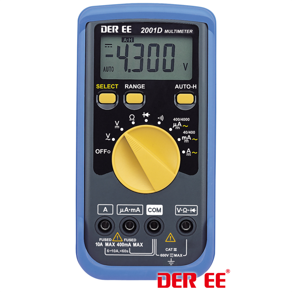 DE-2001D Multimètre numérique